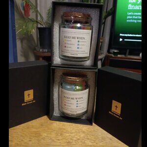 BIBLE VERSE JAR - BUNDLE OF TWO FOR ONE PRICE.
